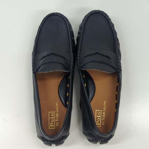 Polo Ralph Lauren Men\'s Anders Penny Driving Style Loafer in Black Size 10